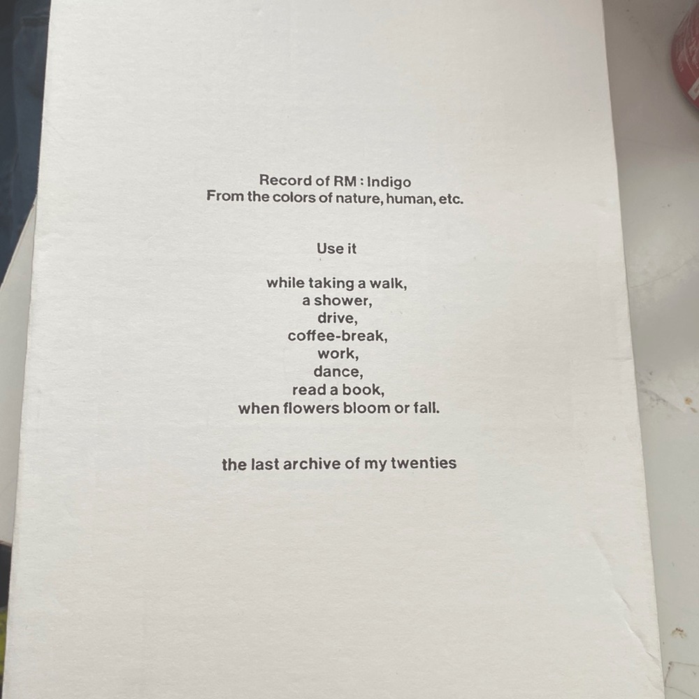 indigo rm K-pop album